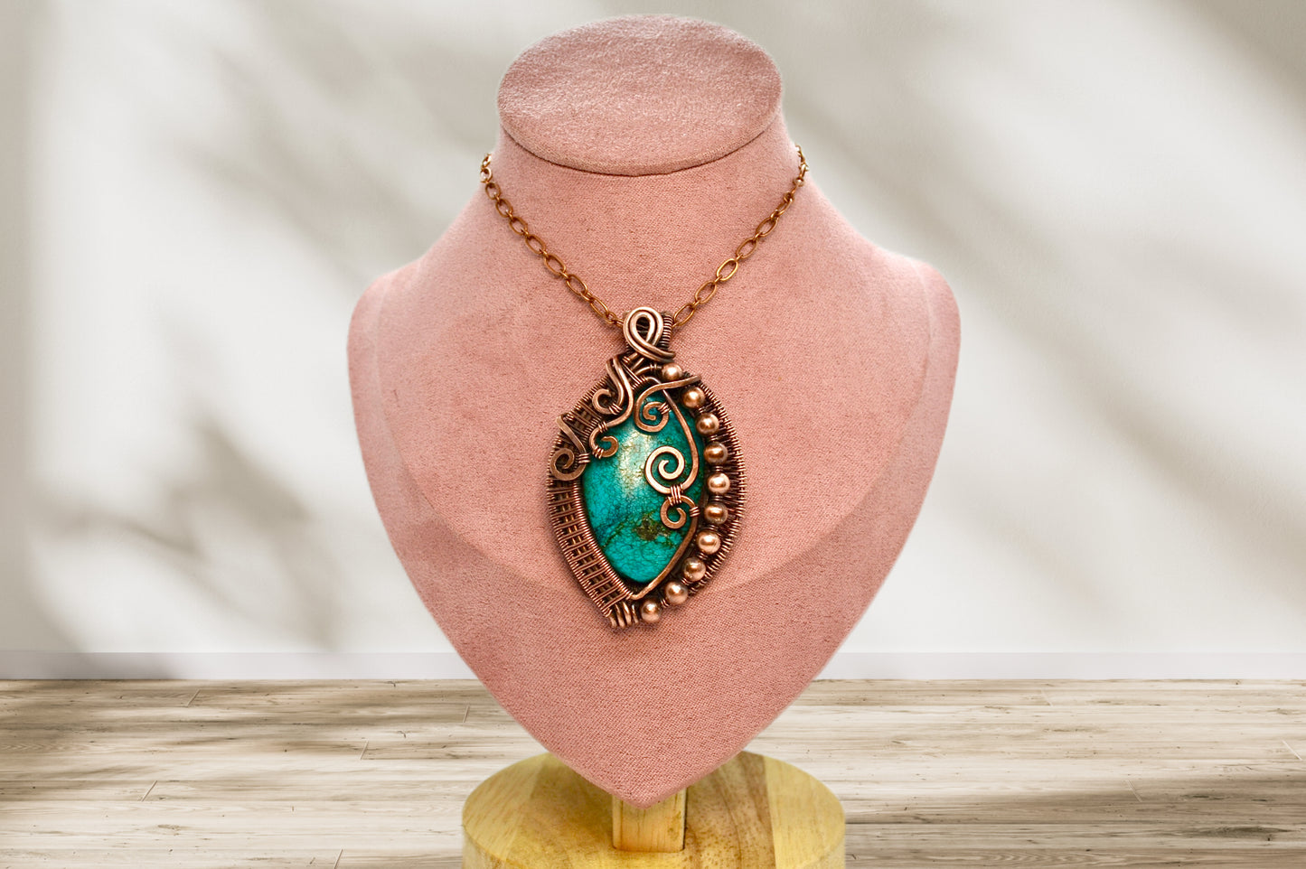 "Dragon's Whirl" - Wire Wrapped Pendant