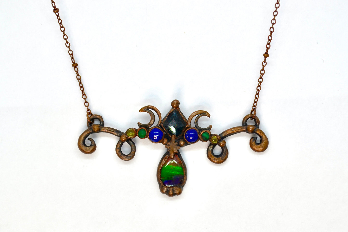 "Celestial Swirls" - Necklace