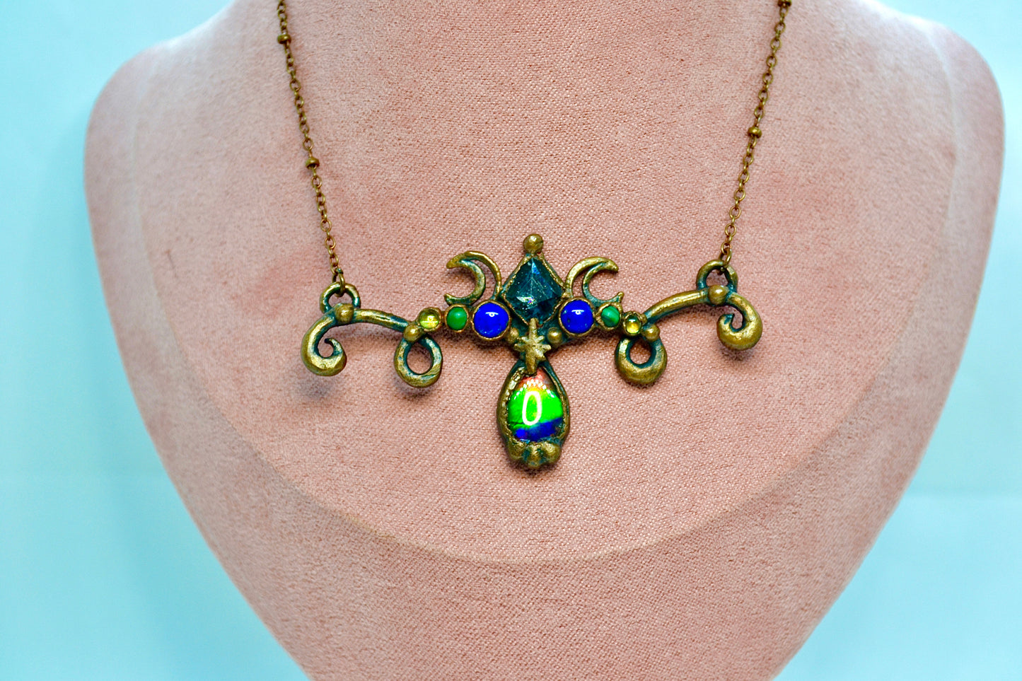 "Celestial Swirls" - Necklace
