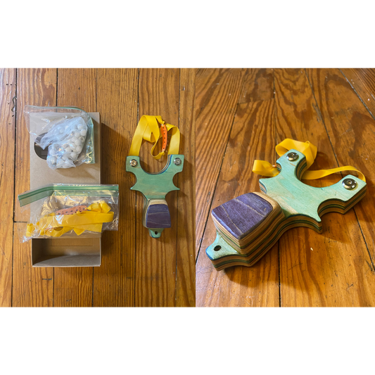Slingshot - made with recycled skateboards