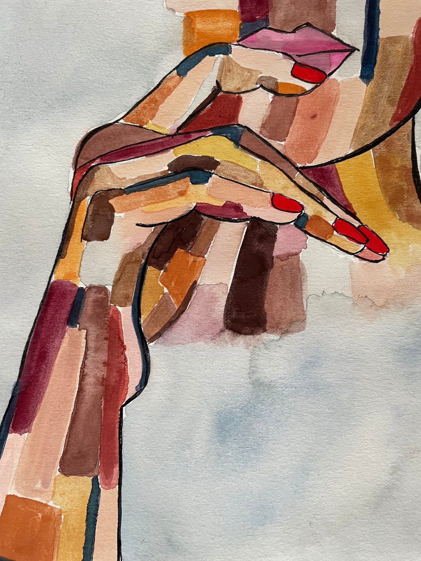 The Woman in All of Us (watercolor print)