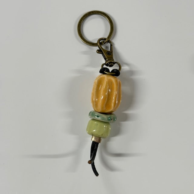 Porcelain Keychain - Design 9