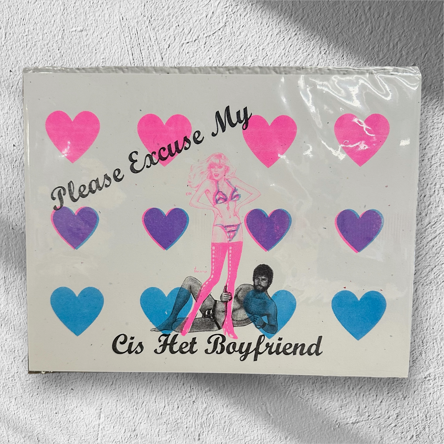 "Please Excuse My..." Risograph Print (8.5 x 11")