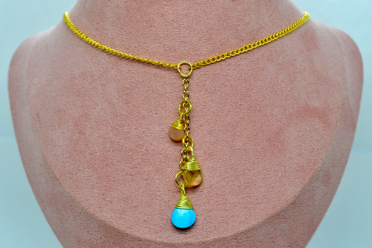 Pansexual Pride Necklace