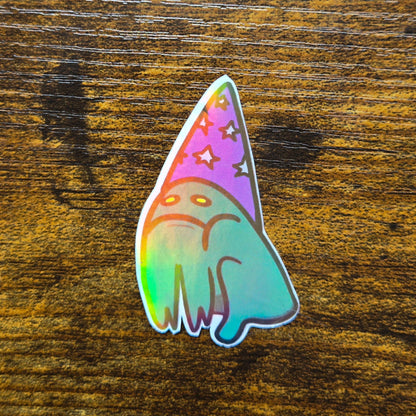 Magic Toad Holographic Sticker