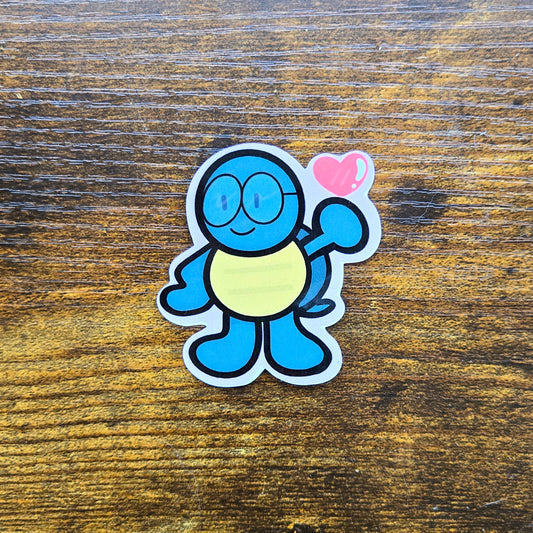 Turtle Mascot Sticker