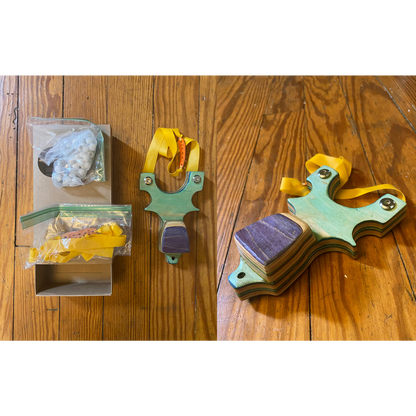 Slingshot - made with recycled skateboards