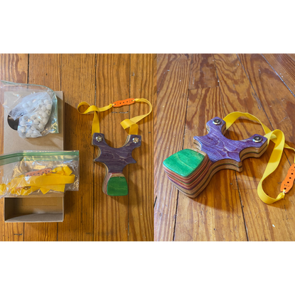 Slingshot - made with recycled skateboards