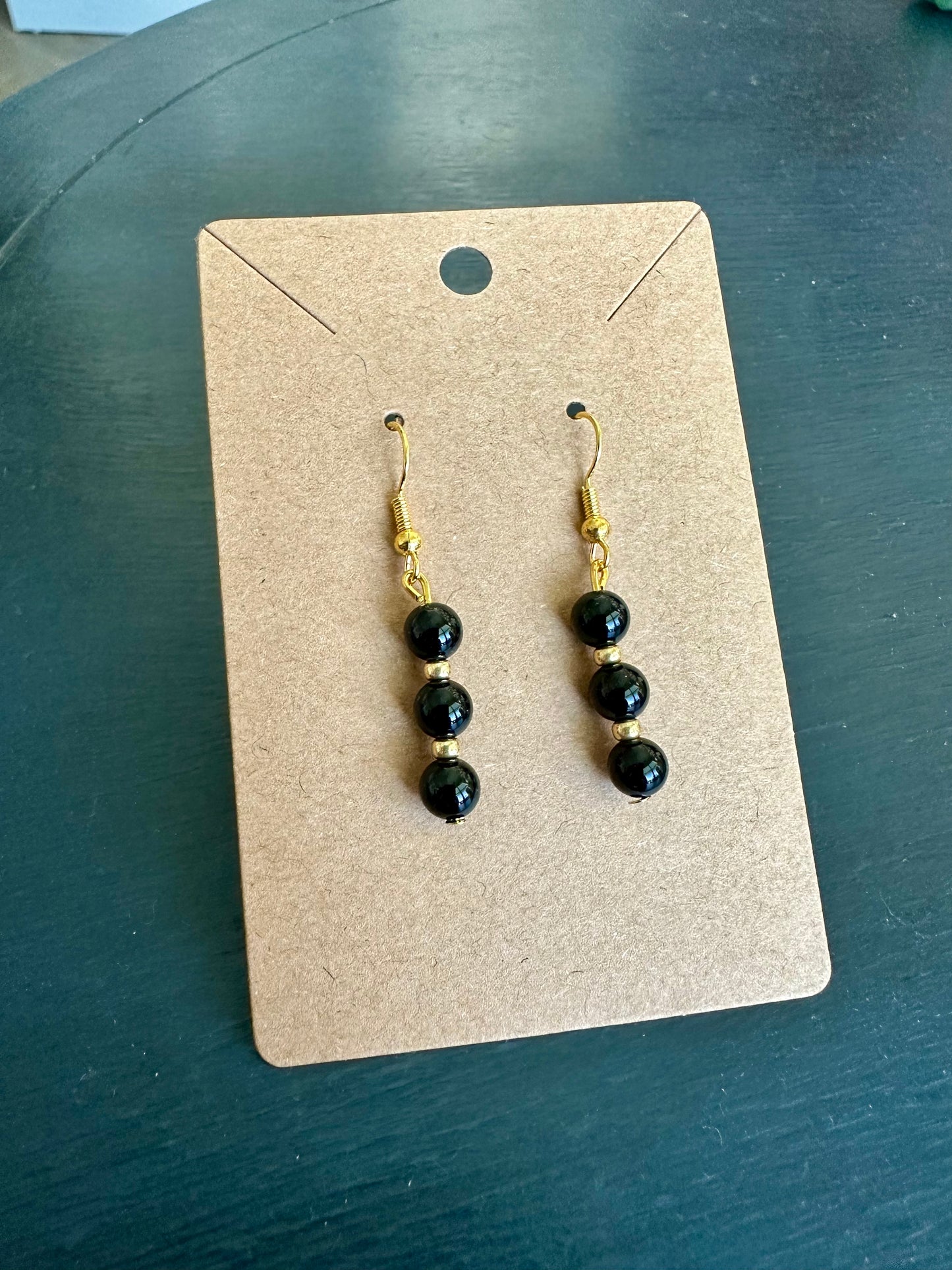 Black Onyx Earrings