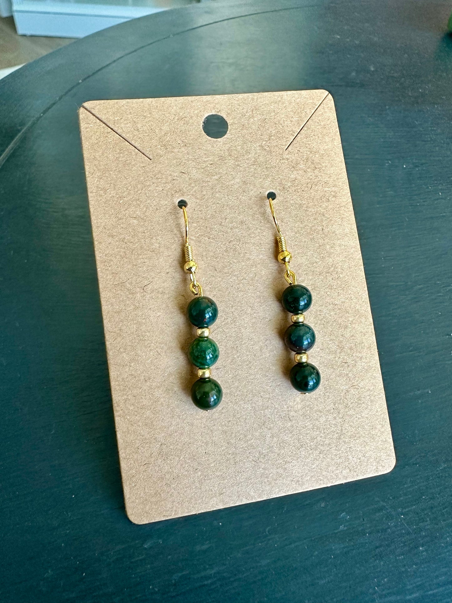 Bloodstone Earrings