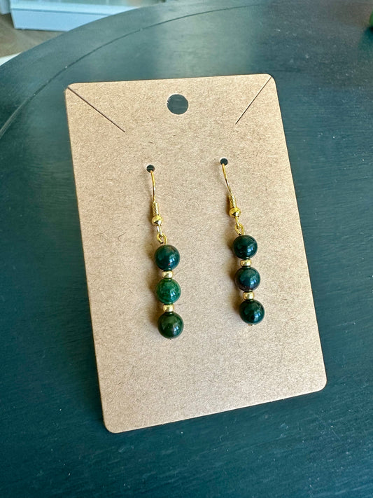 Bloodstone Earrings