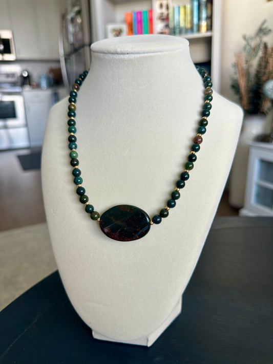 Bloodstone Necklace