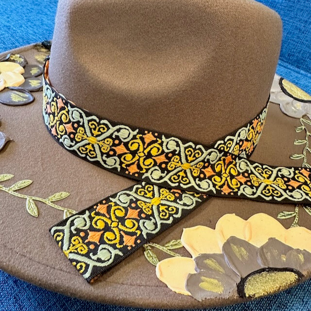 Hand Painted Horse Hat