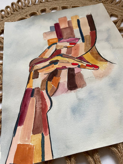 The Woman in All of Us (watercolor print)