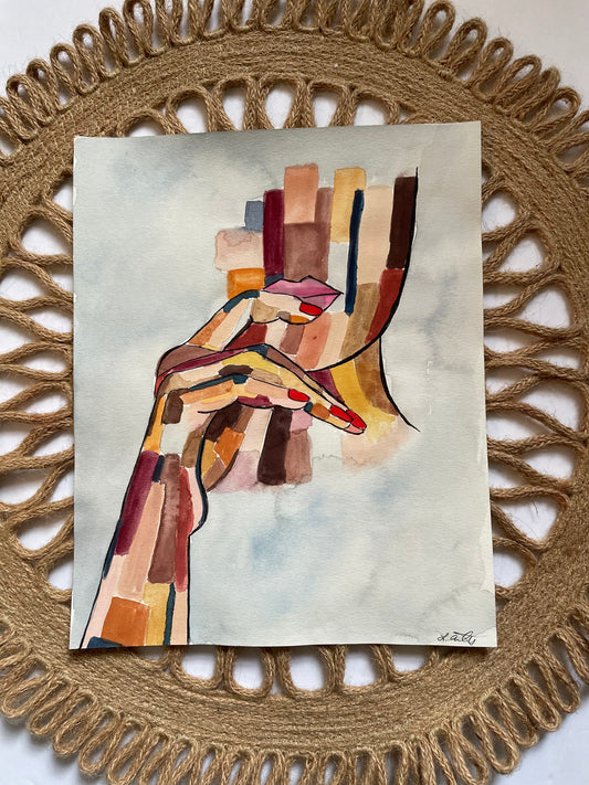 The Woman in All of Us (watercolor print)