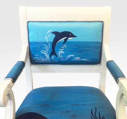 A Pair of Dolphin Chairs