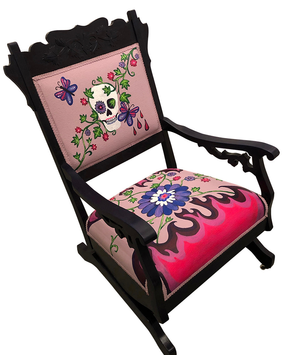 Raffle Item ($10 per entry) - Skull & Ivy Rocker!