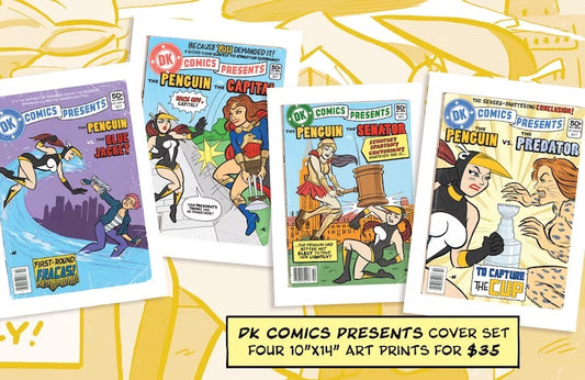 DK COMICS PRESENTS cover prints set