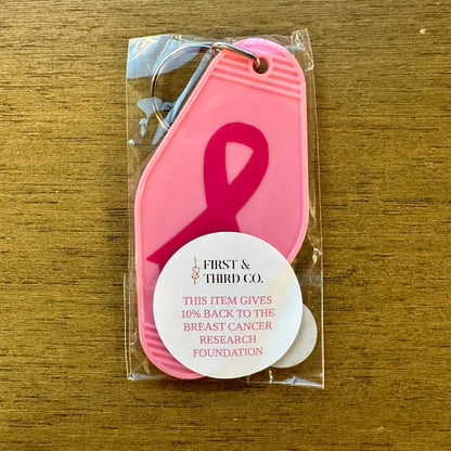 Pink Keychain - Supports Cancer Research