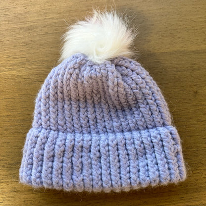 Purple Knit Hat