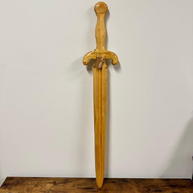 Handmade Wood Sword - Carved from Pine