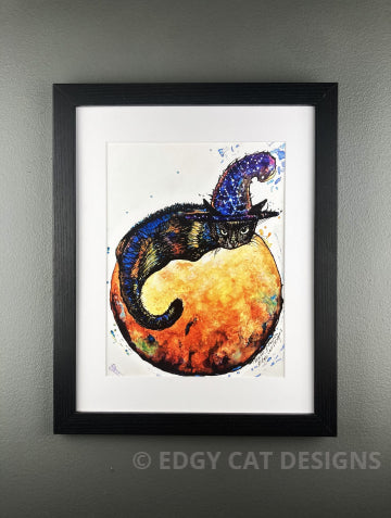 Black Cat Prints by Edgy Cat Designs