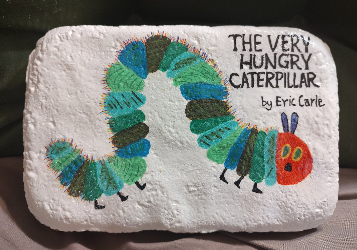 "The Very Hungry Caterpillar" - by Eric Carle (Outdoor Stone Paver)