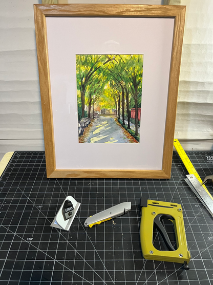 "A Sheltered Canopy" - original watercolor painting