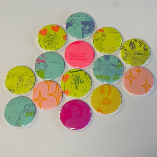 Risograph Buttons