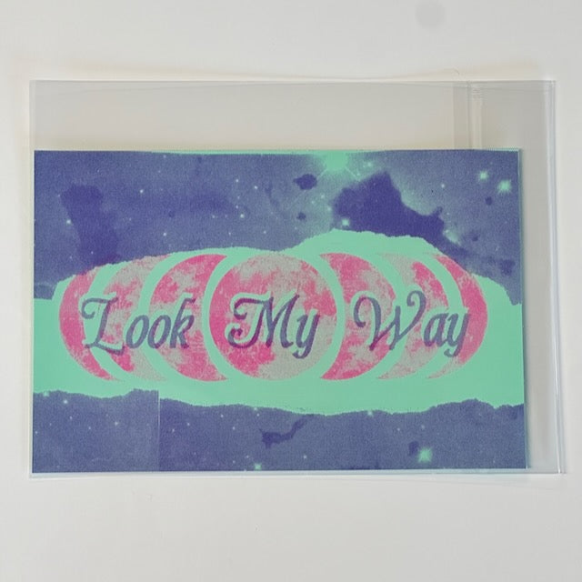 "Look My Way" - Mini Risograph Prints