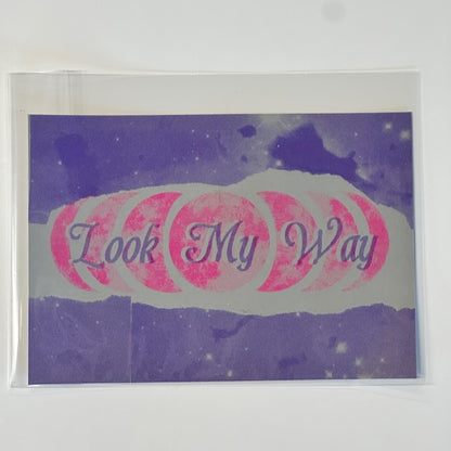 "Look My Way" - Mini Risograph Prints