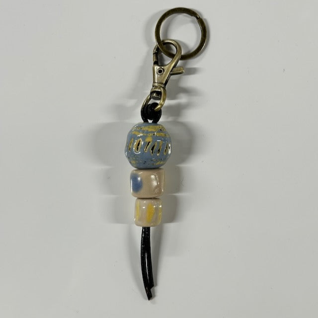 Porcelain Keychain - Design 10