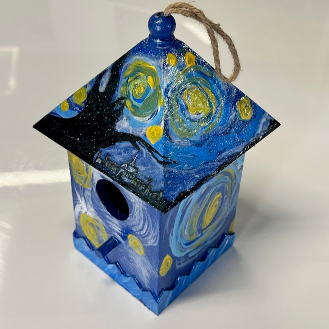 "Starry Night" Birdhouse