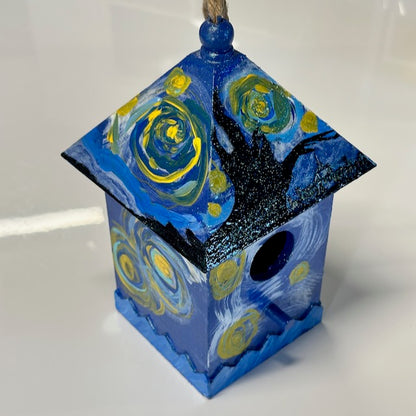 "Starry Night" Birdhouse