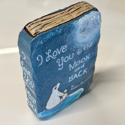 "I Love You to the Moon and Back" - by Amelia Hepworth (Outdoor Stone Paver)