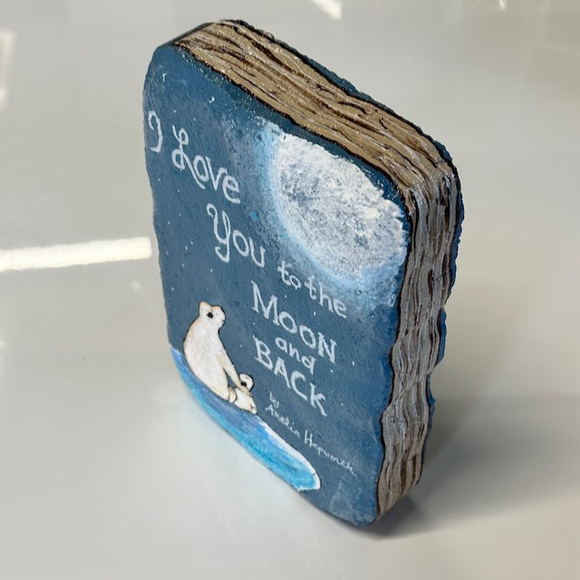 "I Love You to the Moon and Back" - by Amelia Hepworth (Outdoor Stone Paver)