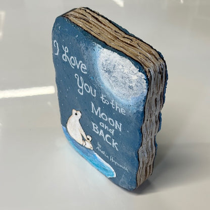 "I Love You to the Moon and Back" - by Amelia Hepworth (Outdoor Stone Paver)