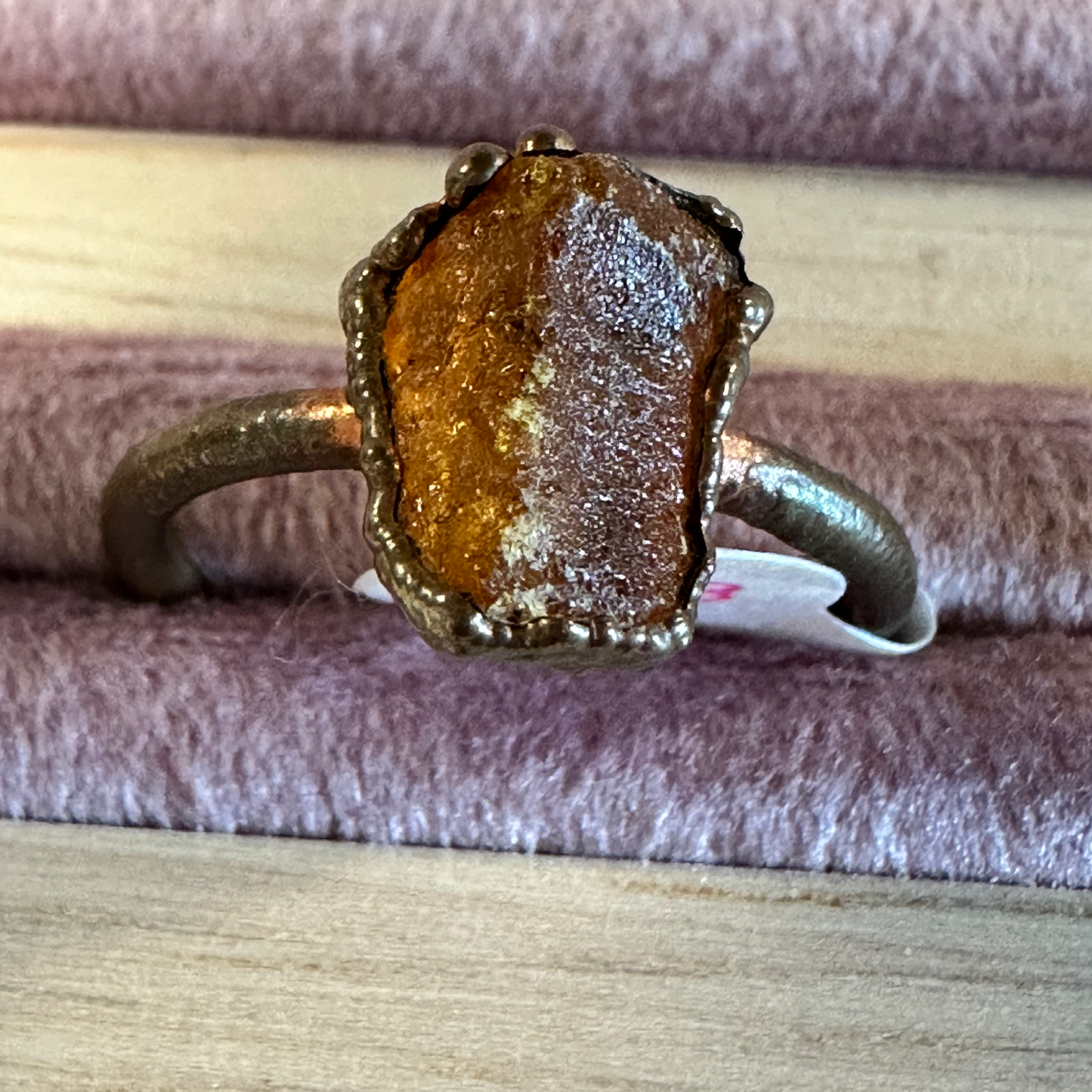 Ring with Amber