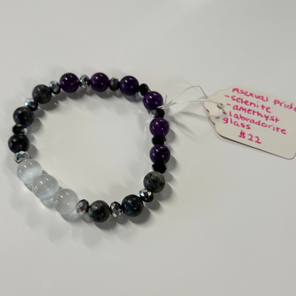 Asexual/Demisexual Pride Bracelet