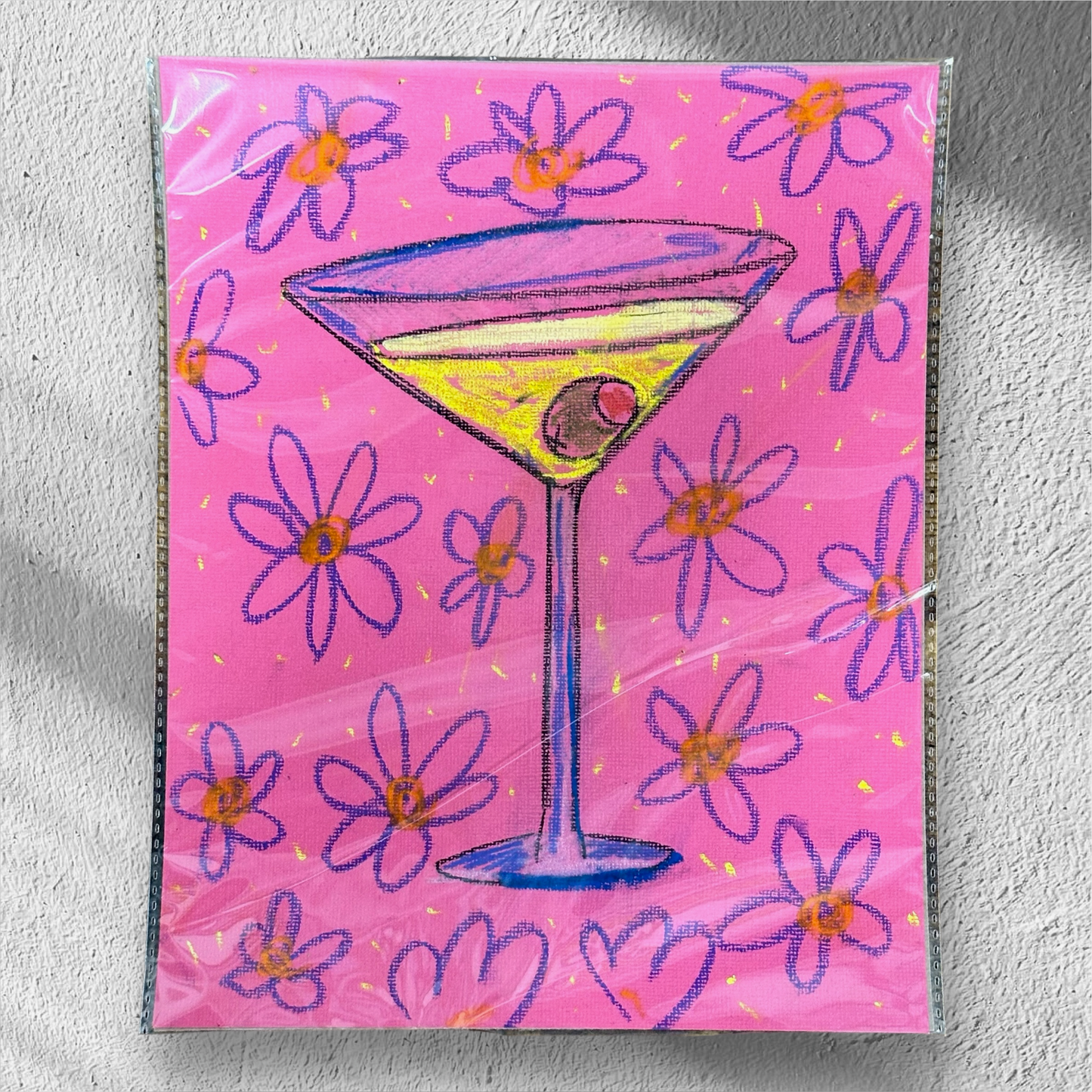 "Martinis!" - Original Mixed Media Drawings