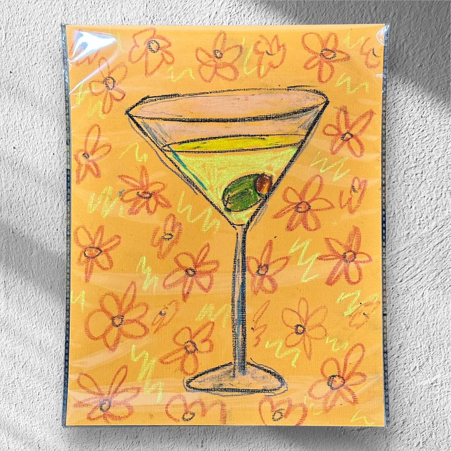 "Martinis!" - Original Mixed Media Drawings