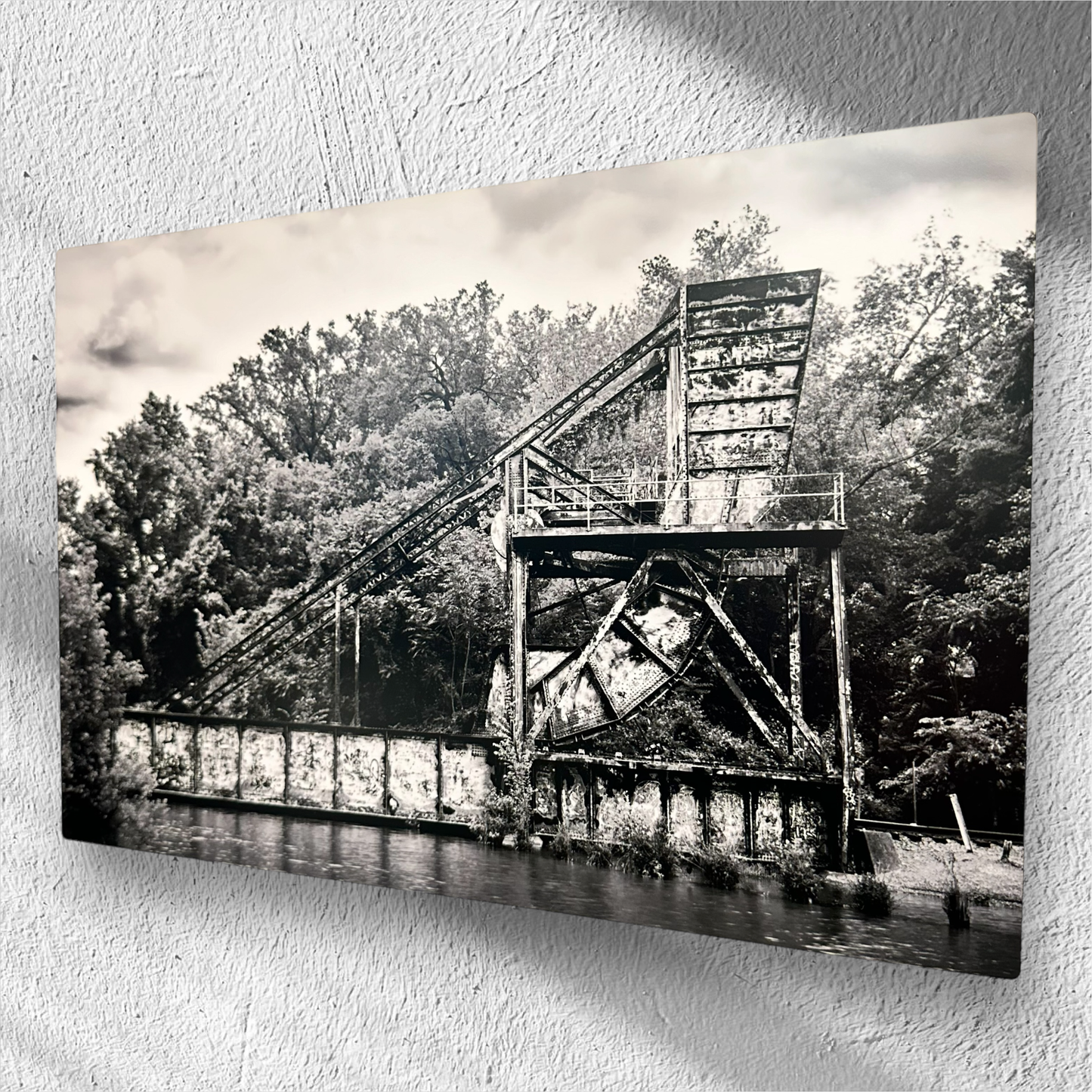 Shiplock Bridge #2: 15x10 Metal Print