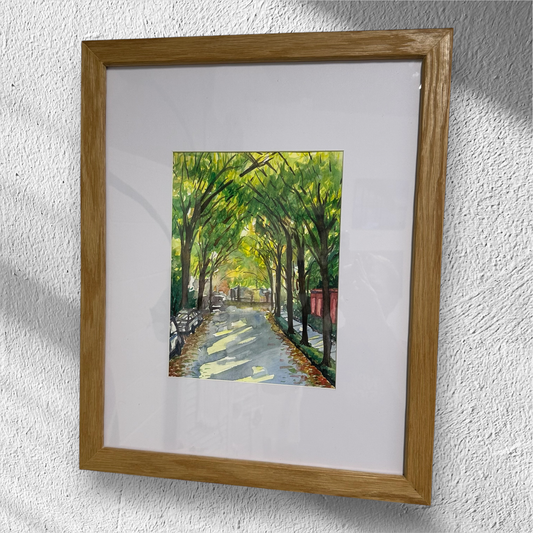 "A Sheltered Canopy" - original watercolor painting