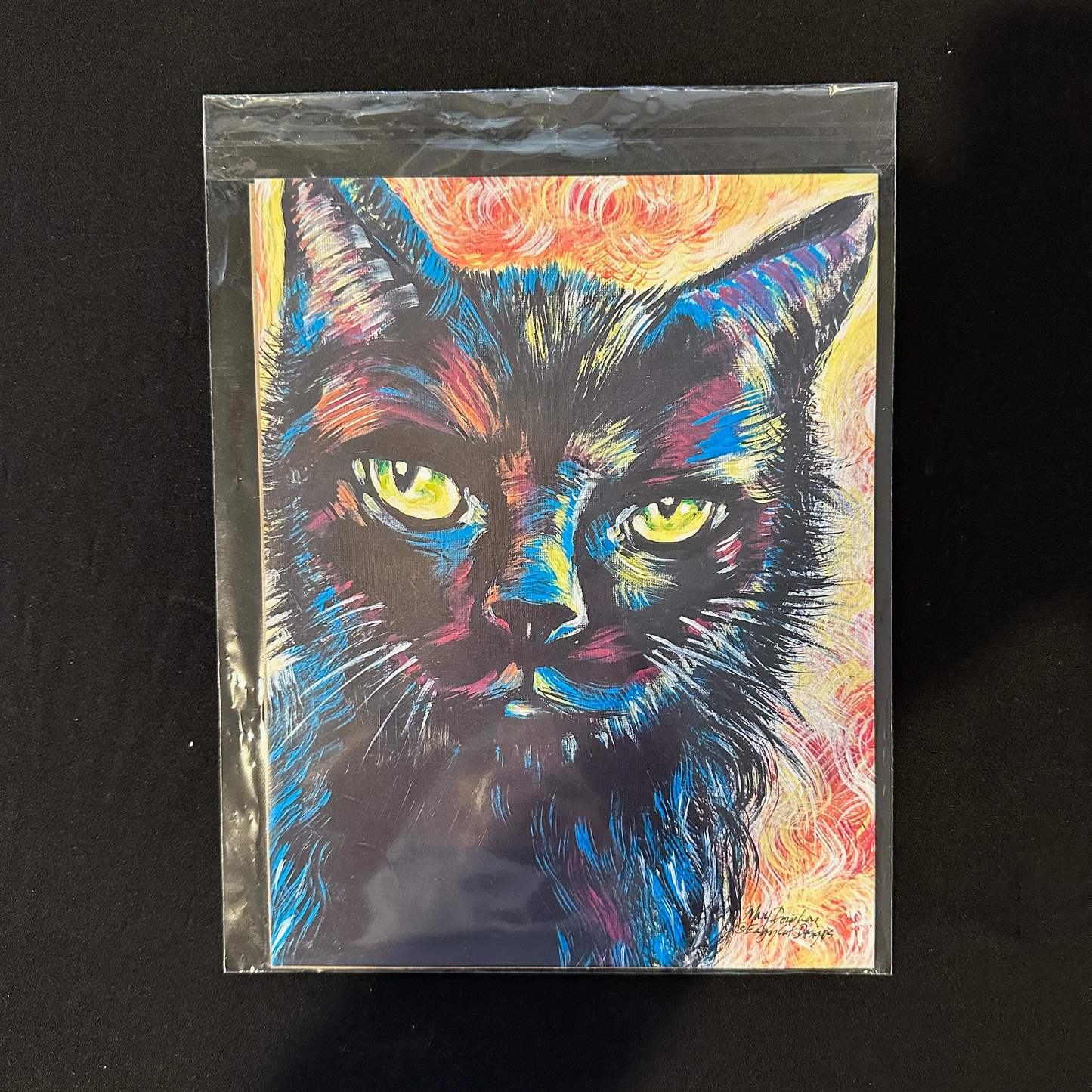 Black Cat Prints by Edgy Cat Designs