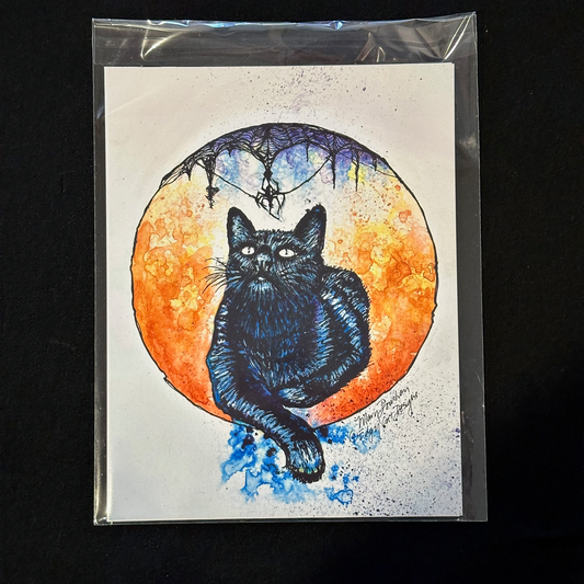 Black Cat Prints by Edgy Cat Designs