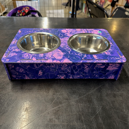 Pet Food Bowl Holder (double small)