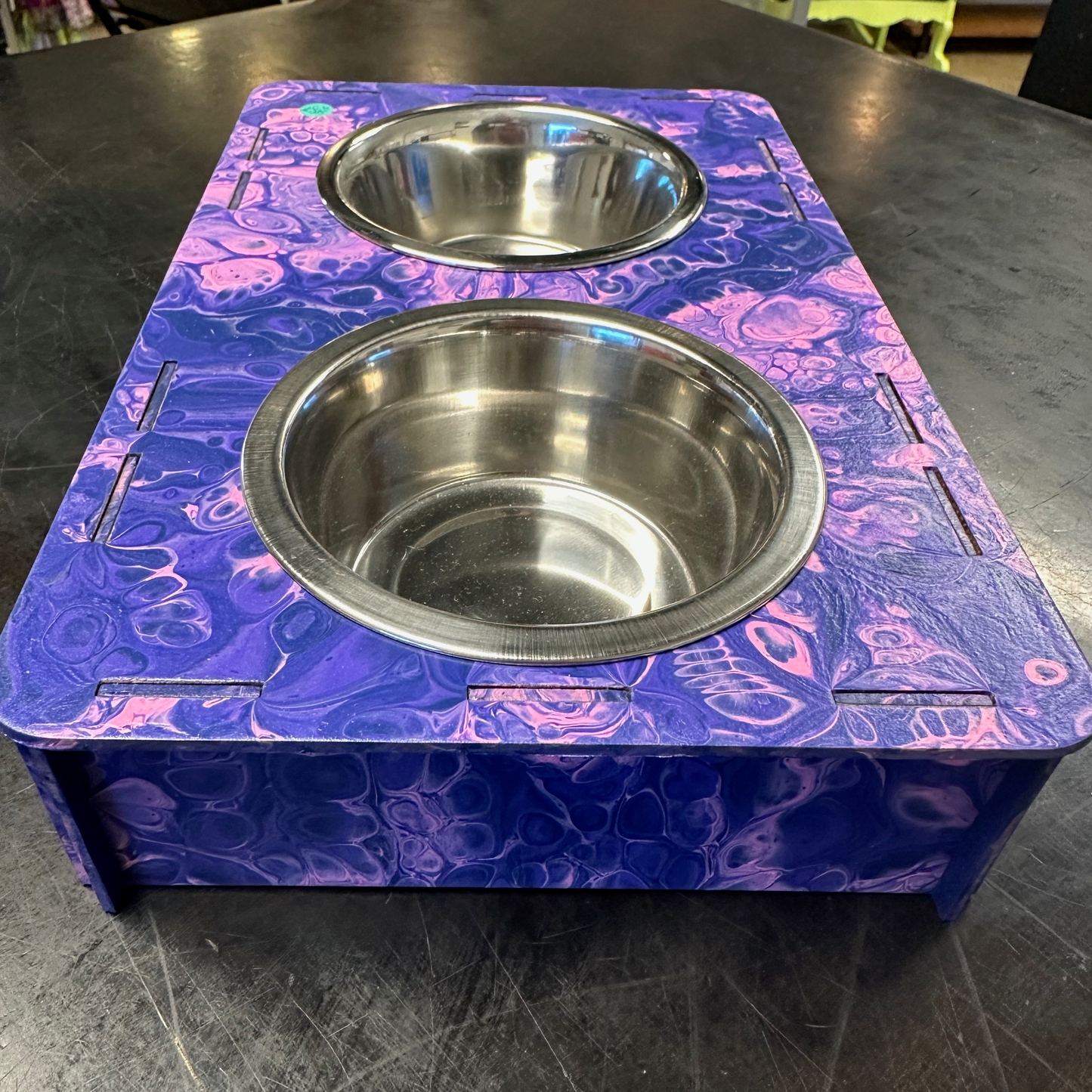 Pet Food Bowl Holder (double small)