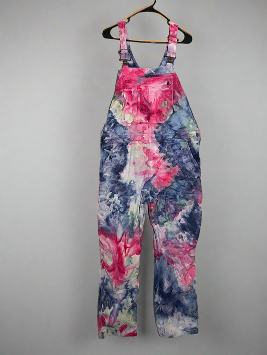 Tie-Dye Overalls (size Large)