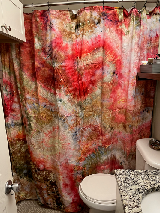 Tie-Dye Shower Curtain - by Jelly.Bird.Dyes