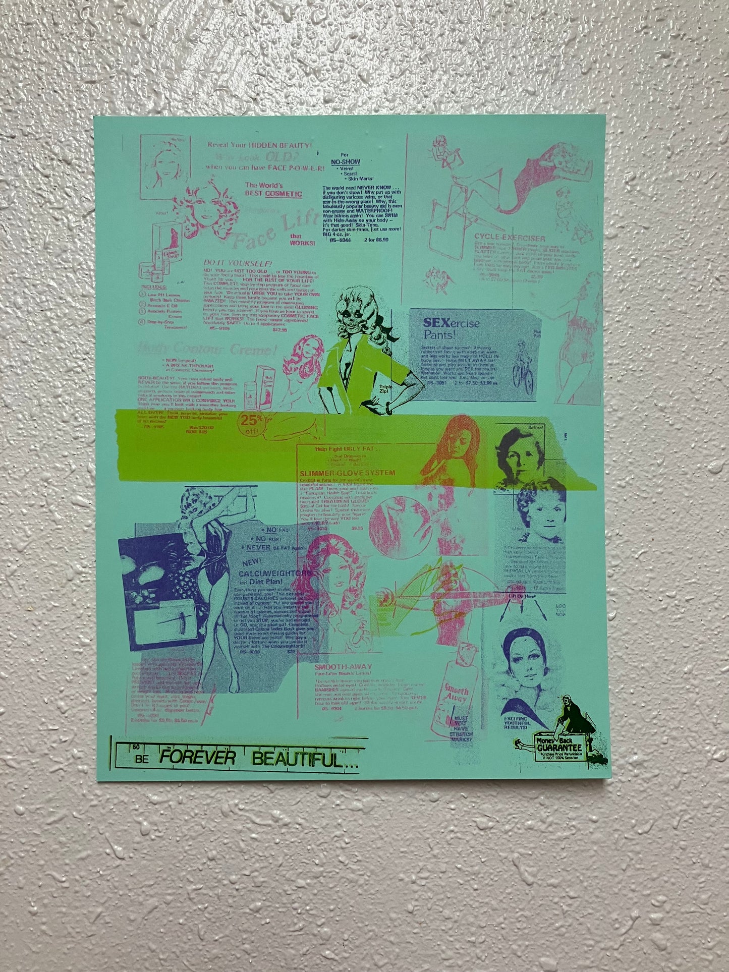 Be Forever Beautiful - Risograph Print